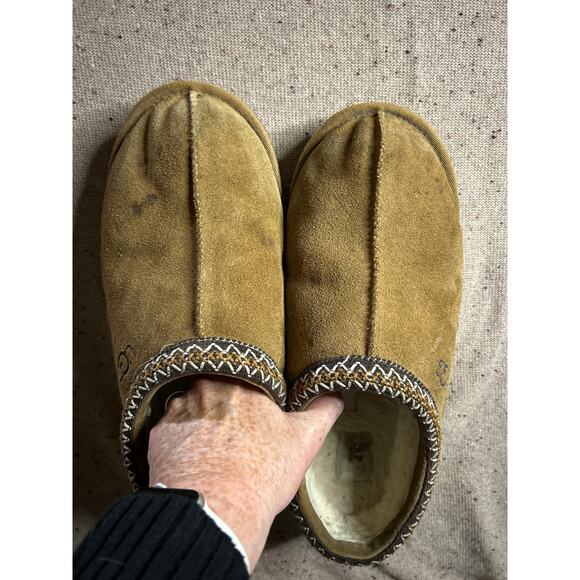 Men’s UGG Tasman Slippers Chestnut Size 12 Well Loved Classic Comfort - Picture 8 of 8